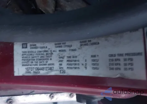 2004 GMC Canyon Sle z USA, uszkodzony, nr VIN 1GTDT136448127467